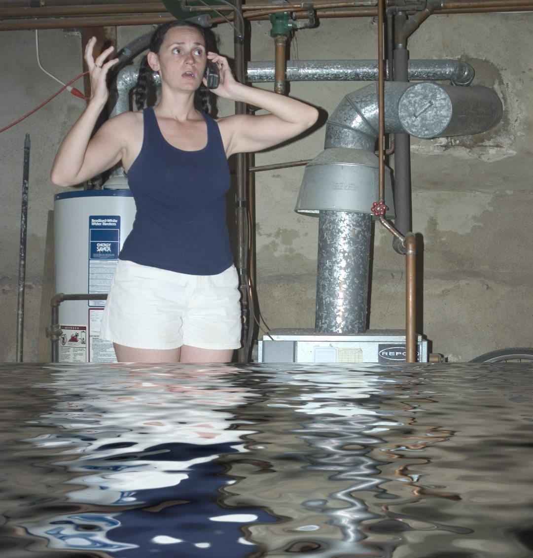 flooded basement cleanup