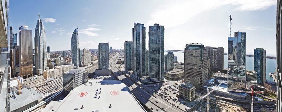 65 Bremner Blvd Toronto Master Bedroom View