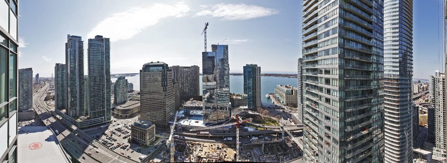 Maple Leaf Square Condos Toronto Bedroom Panoramic View