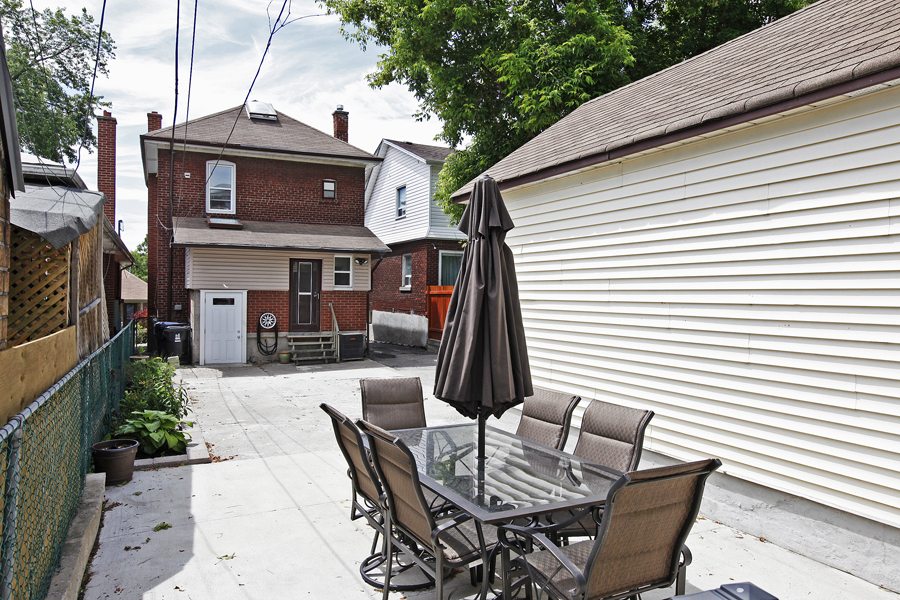 Side Patio 12 Bushey Avenue Toronto