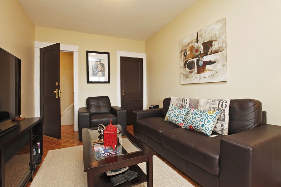 Upper Unit Living Room 3 12 Bushey Avenue Triplex Toronto