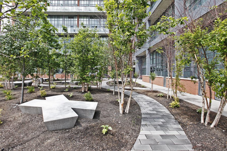 5 Hanna Avenue Toronto Liberty Village Loft outdoor walkway