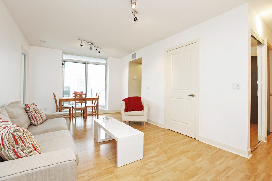 Battery Park condo for sale living room
