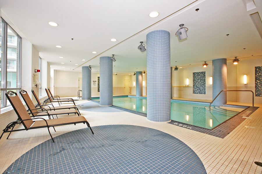 Battery Park condo for sale pool