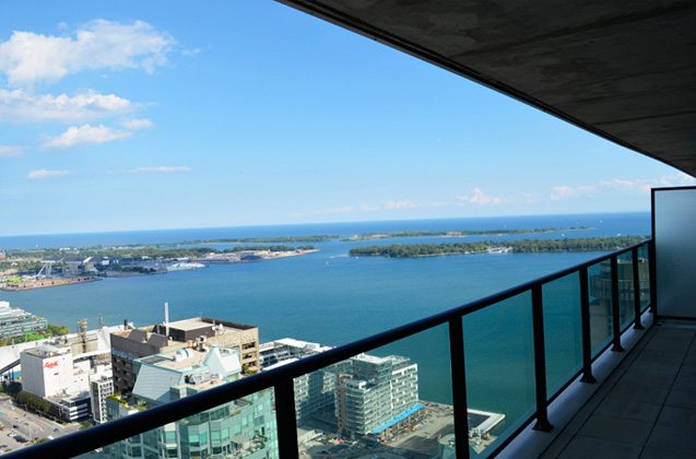 Executive Condo for Lease 33 Bay Street Toronto View