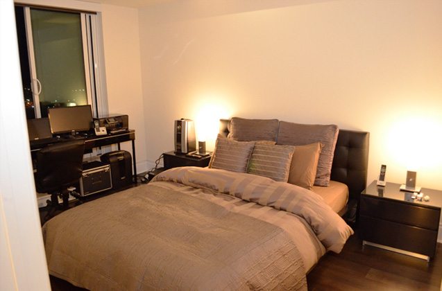Executive Condo for Lease 33 bay Street Toronto Bedroom