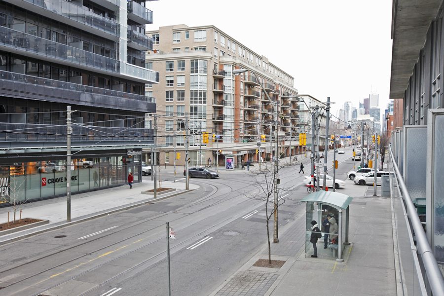 1029 King Street Loft for Lease Balcony View