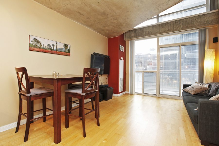 1029 King Street Loft for Lease Dining Room