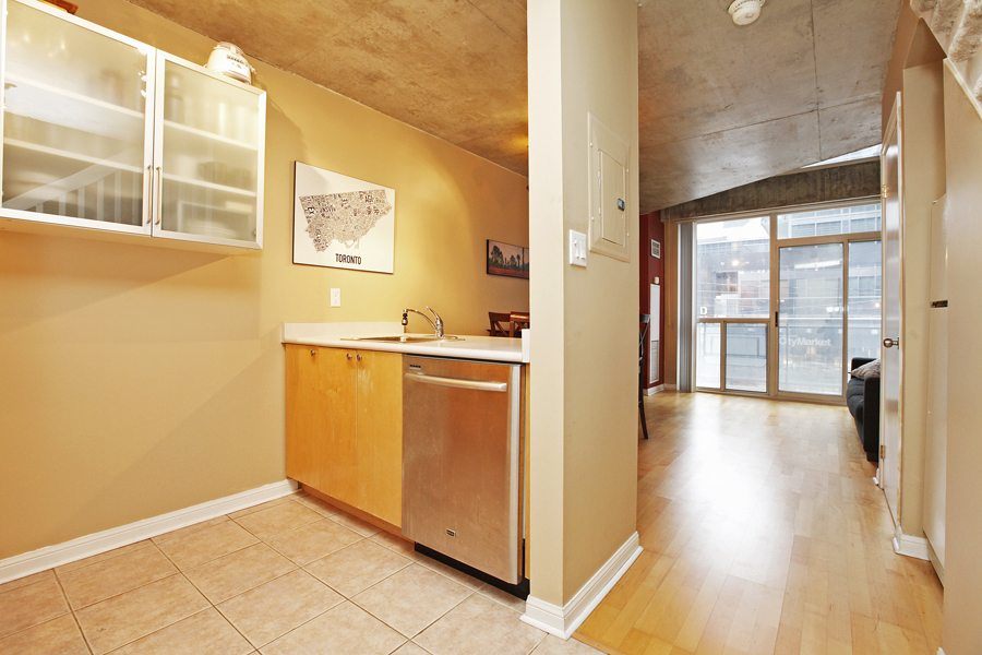 1029 King Street West Loft for Lease Kitchen