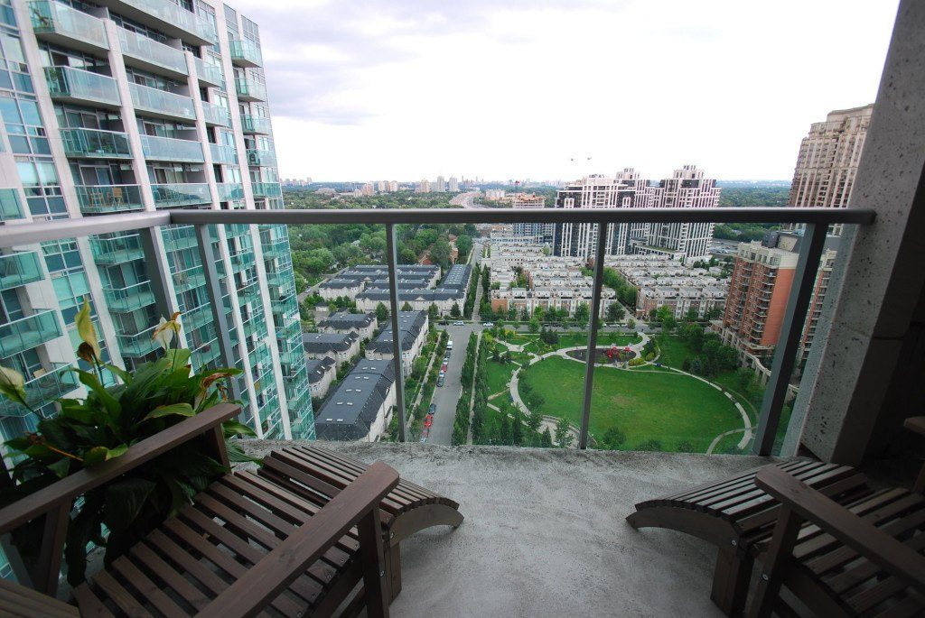 18 Harrison Gardens Toronto Condo for Lease Balcony