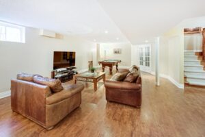 197 Rivermill Cres finished basement rec room