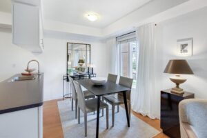 54 East Liberty St #1030 dining room with 4-seater table